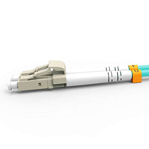 Fiber Patch Cable, VANDESAIL 10G Gigabit Fiber Optic Cables with LC to LC Multimode OM3 Duplex 50/125 OFNP (10M, OM3)